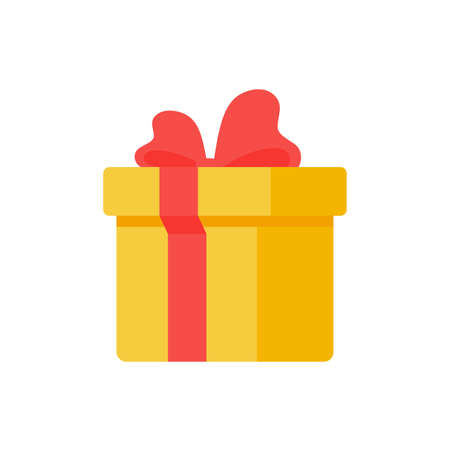 Christmas gift box. Gift boxes decorated with ribbon bows to give each other a special moment.のイラスト素材