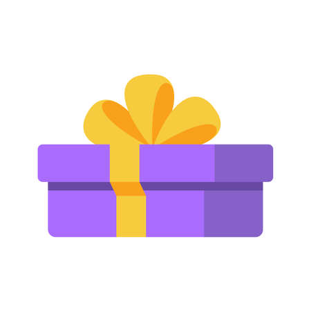 Christmas gift box. Gift boxes decorated with ribbon bows to give each other a special moment.のイラスト素材