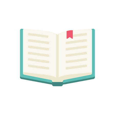 Open book vector. education concept online learningのイラスト素材
