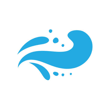 splashing water drop vector For decorating Songkran festival posters.のイラスト素材