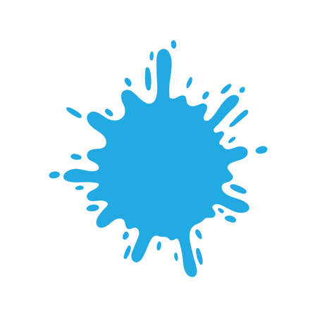 splashing water drop vector For decorating Songkran festival posters.のイラスト素材