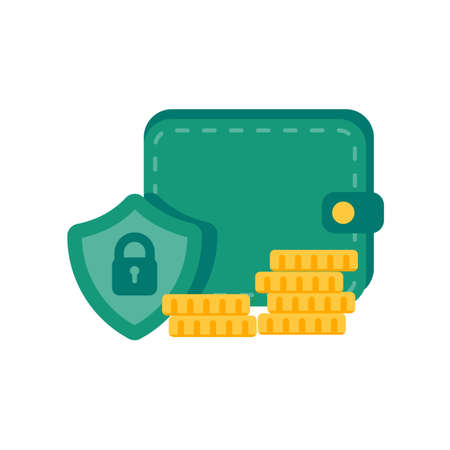 cash and credit card payment conceptのイラスト素材