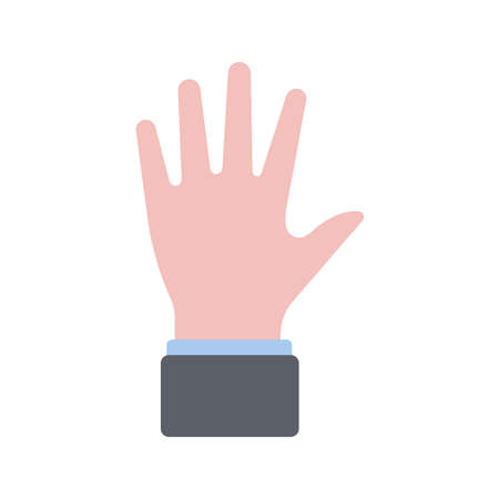 hand gestures of business people element for financeのイラスト素材