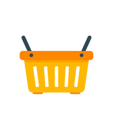 Shopping cart to put the product before checkout. online shopping ideasのイラスト素材
