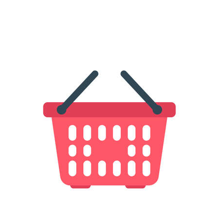 Shopping cart to put the product before checkout. online shopping ideasのイラスト素材