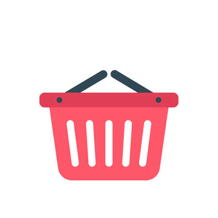 Shopping cart to put the product before checkout. online shopping ideasのイラスト素材