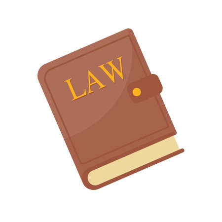 Contract. The concept of signing a contract to admit a legal offense.のイラスト素材