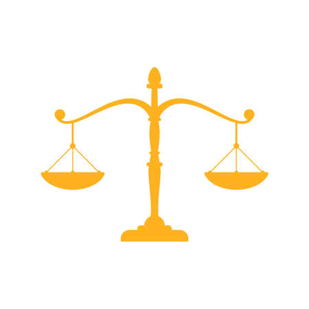 Ancient scales. The concept of justice in judicial judgments of judges.のイラスト素材