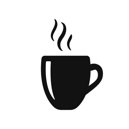 simple coffee cup vector For the hot drink menu in the cafeのイラスト素材