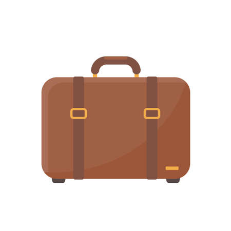 luggage for boarding a plane to travel on vacationのイラスト素材