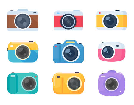 Camera for capturing good memories of travelのイラスト素材