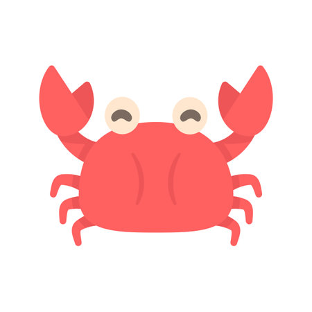 Cartoon starfish. cute sea creatures on the beach of the oceanのイラスト素材