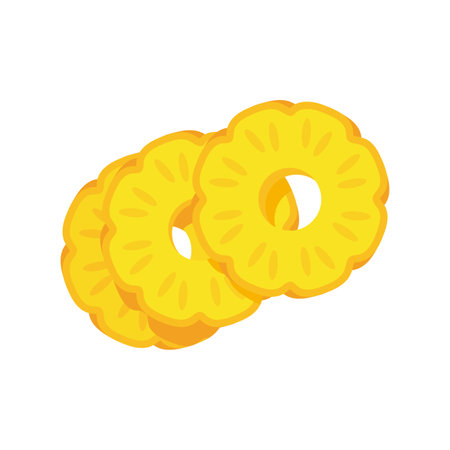 vector pineapple Sweet fruit for summer timeのイラスト素材