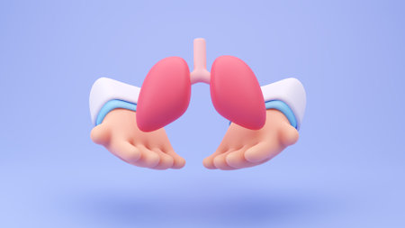 specialist doctor Take care of the organs in the body. 3D medical illustration.の写真素材