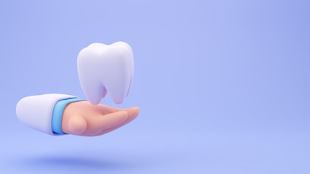 specialist doctor Take care of the organs in the body. 3D medical illustration.の写真素材