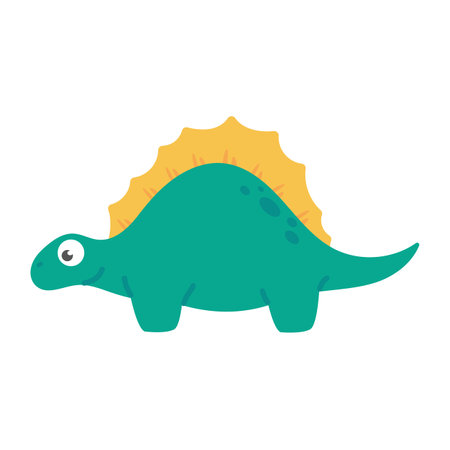 Cute cartoon dinosaur for nursery decoration.のイラスト素材