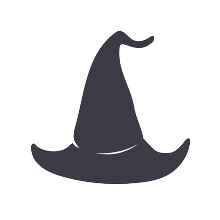 magic hat, wizard hat, witch hat for Halloween decorationのイラスト素材