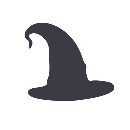magic hat, wizard hat, witch hat for Halloween decorationのイラスト素材