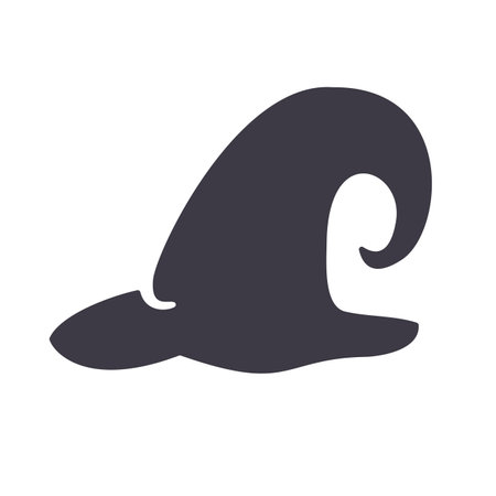 magic hat, wizard hat, witch hat for Halloween decorationのイラスト素材