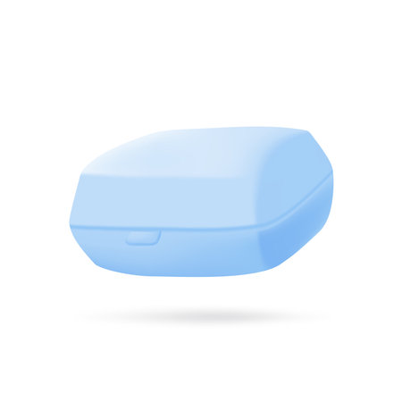 foam food box Plastic reduction concept for the planet. 3D illustration.のイラスト素材