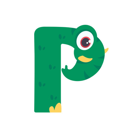 Dinosaur Alphabet and Numbers Illustration for nursery boys birthday partyの写真素材