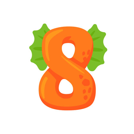 Dinosaur Alphabet and Numbers Illustration for nursery boys birthday partyのイラスト素材
