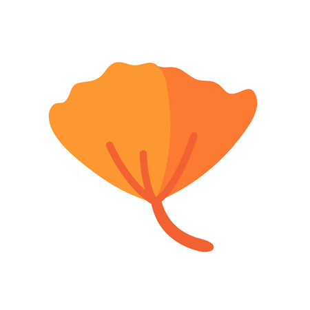 Beautiful leaf composition. Leaves change color in autumnのイラスト素材