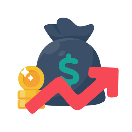 Red arrow with tax deduction concept before paying taxesのイラスト素材