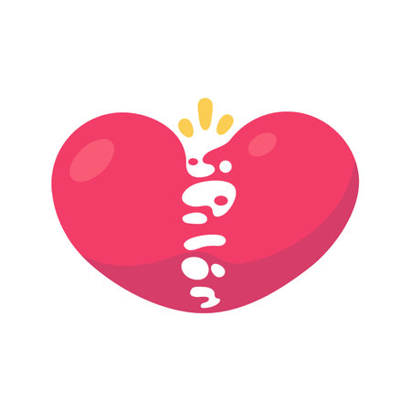 Broken heart. Pink Heart is heartbroken and hurt from divorce from her lover.のイラスト素材