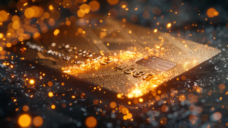 Enchanted credit cards casting protection spellsの素材