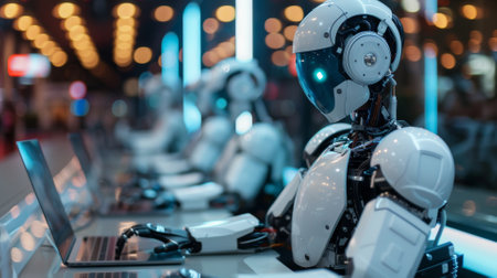 Rogue AI facing off against cybersecurity wizardsの素材