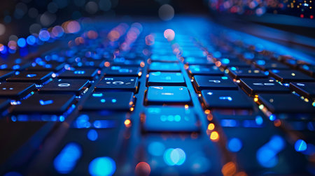 Shadowy cyber lanes with hidden dangersの素材