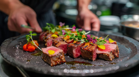 The chef's selection of seasonal ingredients, each chosen for their peak flavorの素材