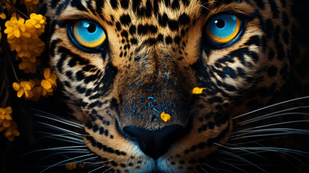 Exotic wildlife close-ups, detailed textures and patternsの素材