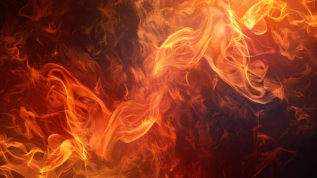 Fiery abstract background, creative flameの素材