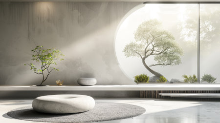 Zen garden, minimalist tranquilityの素材