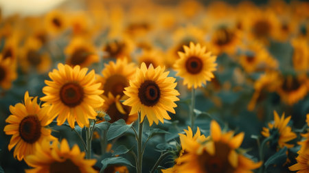 Sunflower field, summer joyの素材
