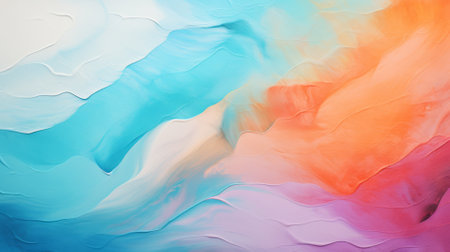 Abstract texture of a colorful oil paintingの素材