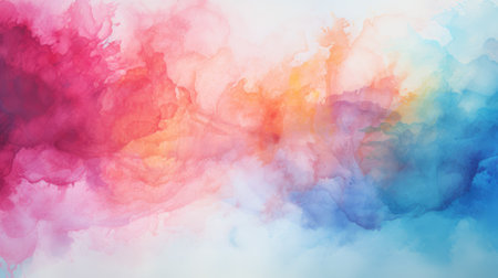 Selection of abstract watercolor art, ample copy spaceの素材