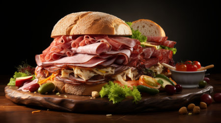 Pre-sliced deli meats, sandwich fixingsの素材