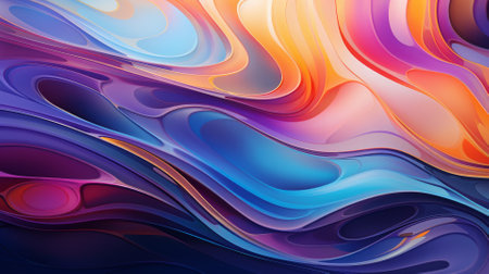 Slick oil spill pattern, abstract and iridescent backgroundの素材