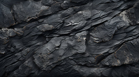 Volcanic rock texture, close-up, rugged and dramatic landscapeの素材