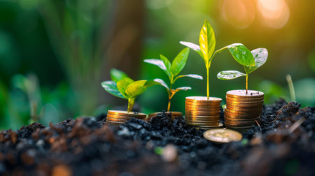 Investment trends in the digital and green sectorsの素材