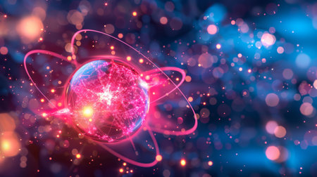 A quantum physics seminar with interactive models of particles and forces,の素材