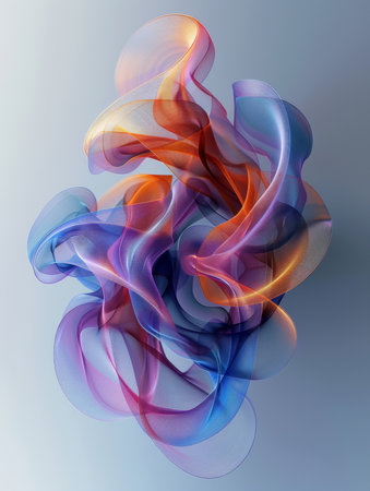 Generative Art for an AI-powered design tool, showcasing endless possibilitiesの素材