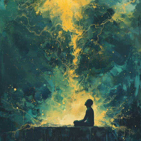 Conceptual art for a philosophical podcast, deep and intriguingの素材