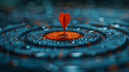 A target representing goals or focusの素材