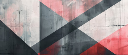 Modern art-inspired sharp geometric lines, minimalist,の素材