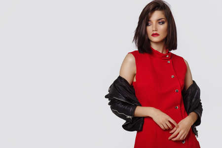 Fashion portrait of a young woman
