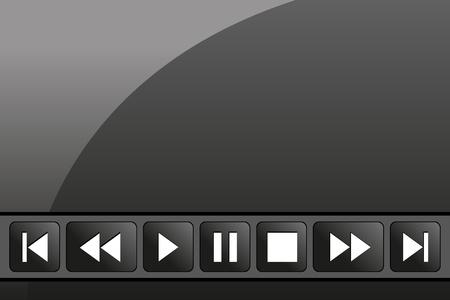 icons for playerのイラスト素材